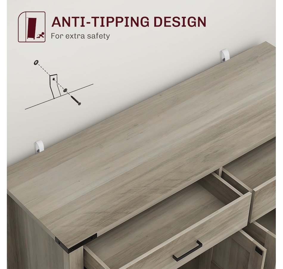 Image 997202_ALTMORE6.jpg, Product 997-202 / Price $269.99, HOMCOM Sideboard with 2 Drawers 2 Storage Cabinets Buffet Cabinet from HOMCOM on TSC.ca's Home & Garden department