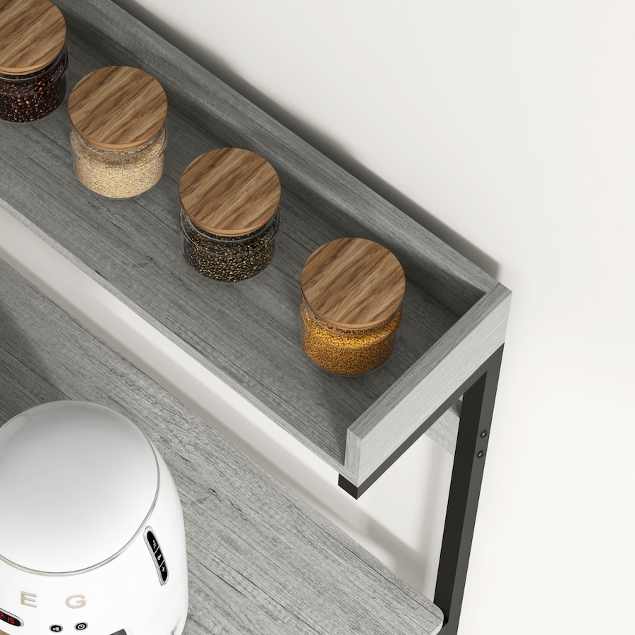 Image 997206_ALTMORE8.jpg, Product 997-206 / Price $99.99 - $104.99, HOMCOM Kitchen Bakers Rack with Power Outlet, Adjustable Shelves and Hooks from HOMCOM on TSC.ca's Home & Garden department