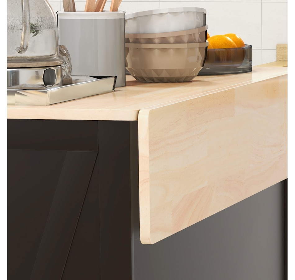 Image 997207_ALTMORE24.jpg, Product 997-207 / Price $319.99 - $389.99, HOMCOM Kitchen Island with Drop Leaf Kitchen Cart with Storage from HOMCOM on TSC.ca's Home & Garden department