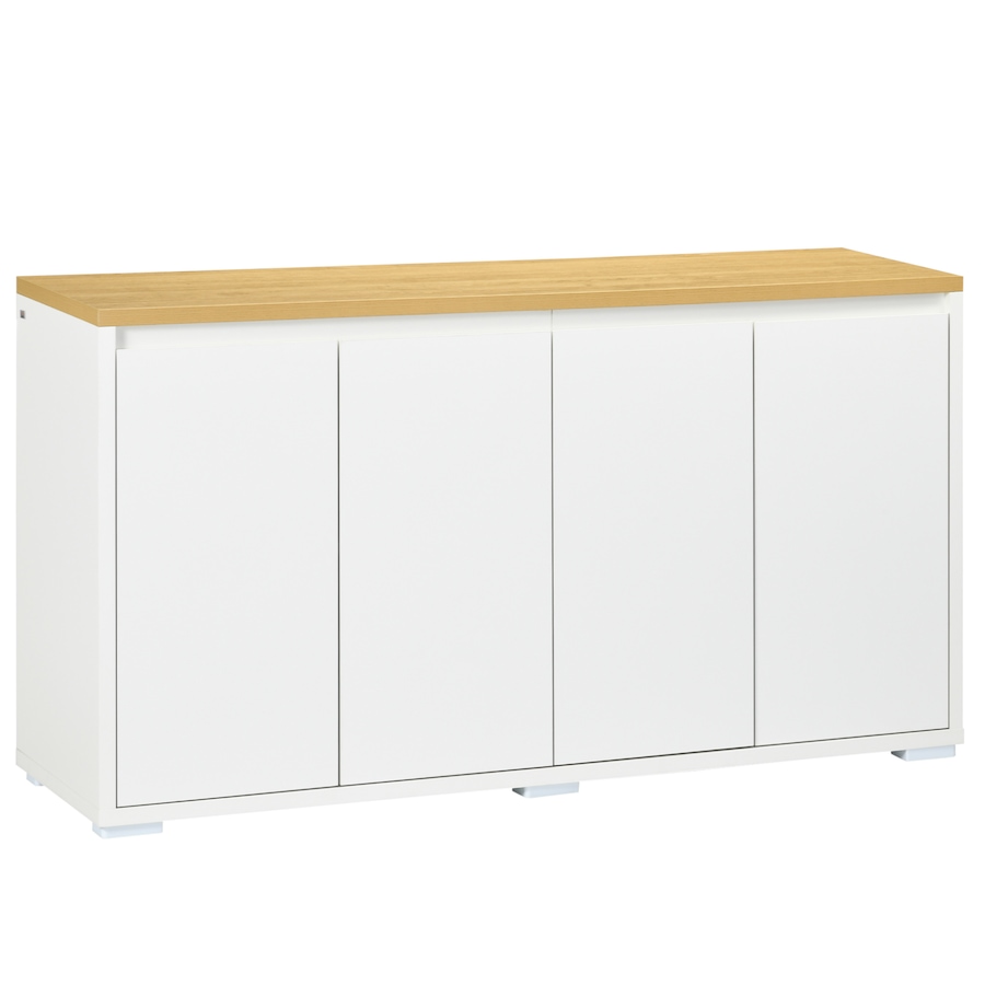 Image 997212.jpg, Product 997-212 / Price $229.99, HOMCOM Storage Cabinet Sideboard Buffet Cabinet with 4 Doors White from HOMCOM on TSC.ca's Home & Garden department