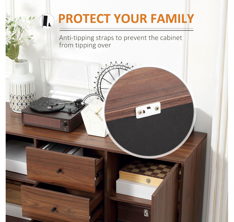 Image 997214_ALTMORE7.jpg, Product 997-214 / Price $224.24, HOMCOM Kitchen Sideboard with 2 Cabinets 3 Drawers Buffet Table from HOMCOM on TSC.ca's Home & Garden department