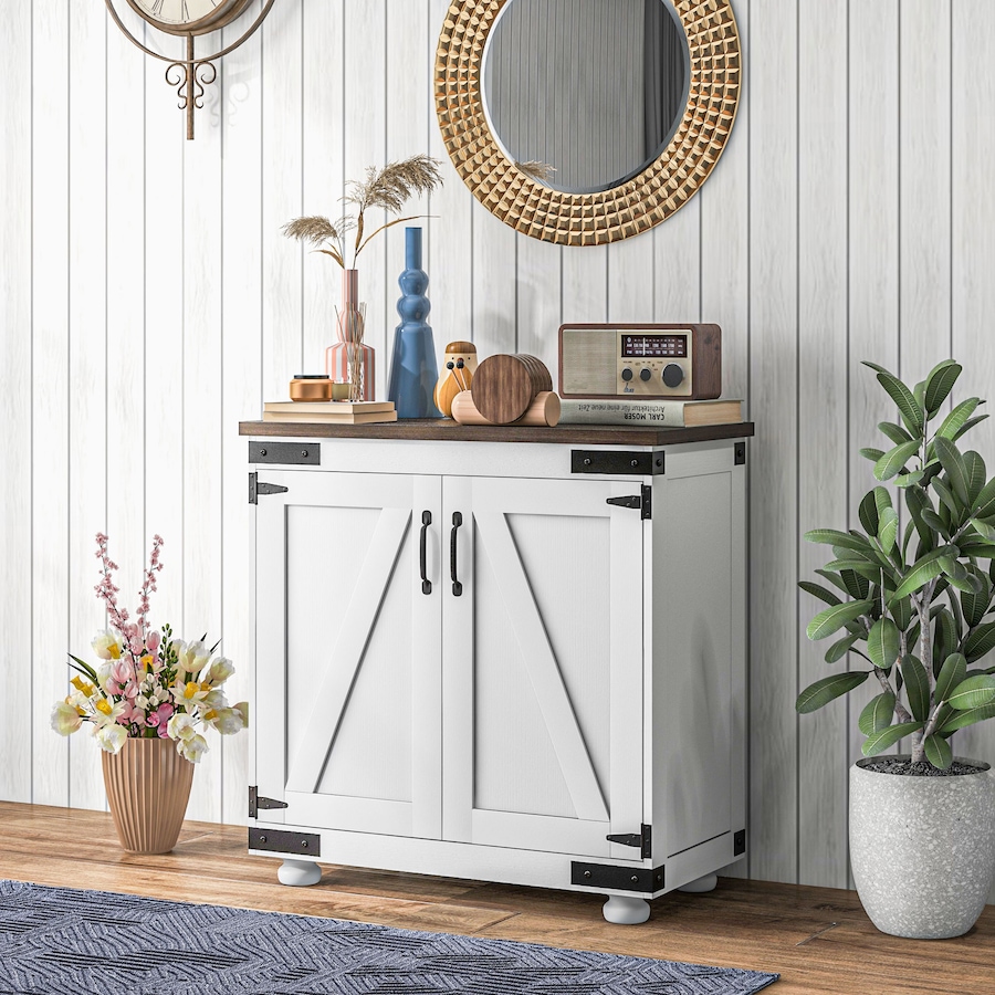 Image 997216_ALTMORE1.jpg, Product 997-216 / Price $149.99, HOMCOM Storage Cabinet, Buffet Sideboard with Barn Door, Adjustable Shelf from HOMCOM on TSC.ca's Home & Garden department
