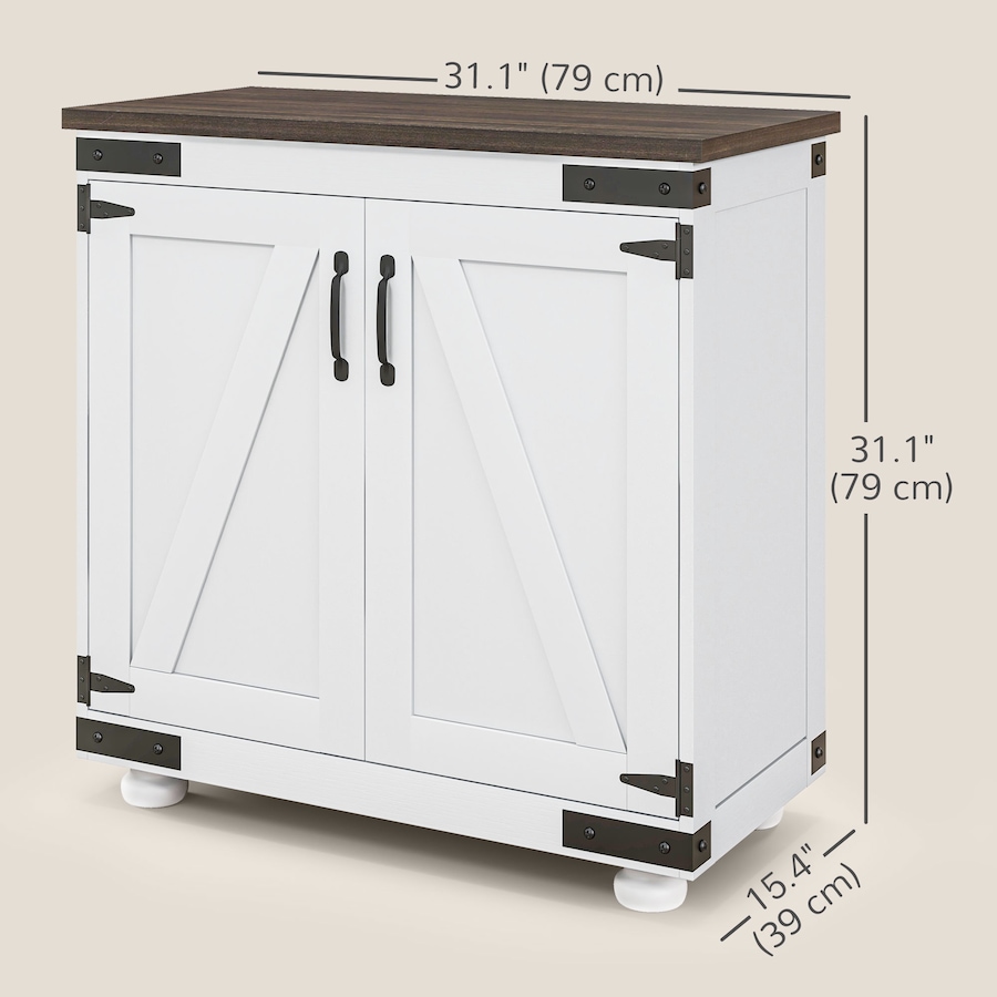 Image 997216_ALTMORE2.jpg, Product 997-216 / Price $149.99, HOMCOM Storage Cabinet, Buffet Sideboard with Barn Door, Adjustable Shelf from HOMCOM on TSC.ca's Home & Garden department