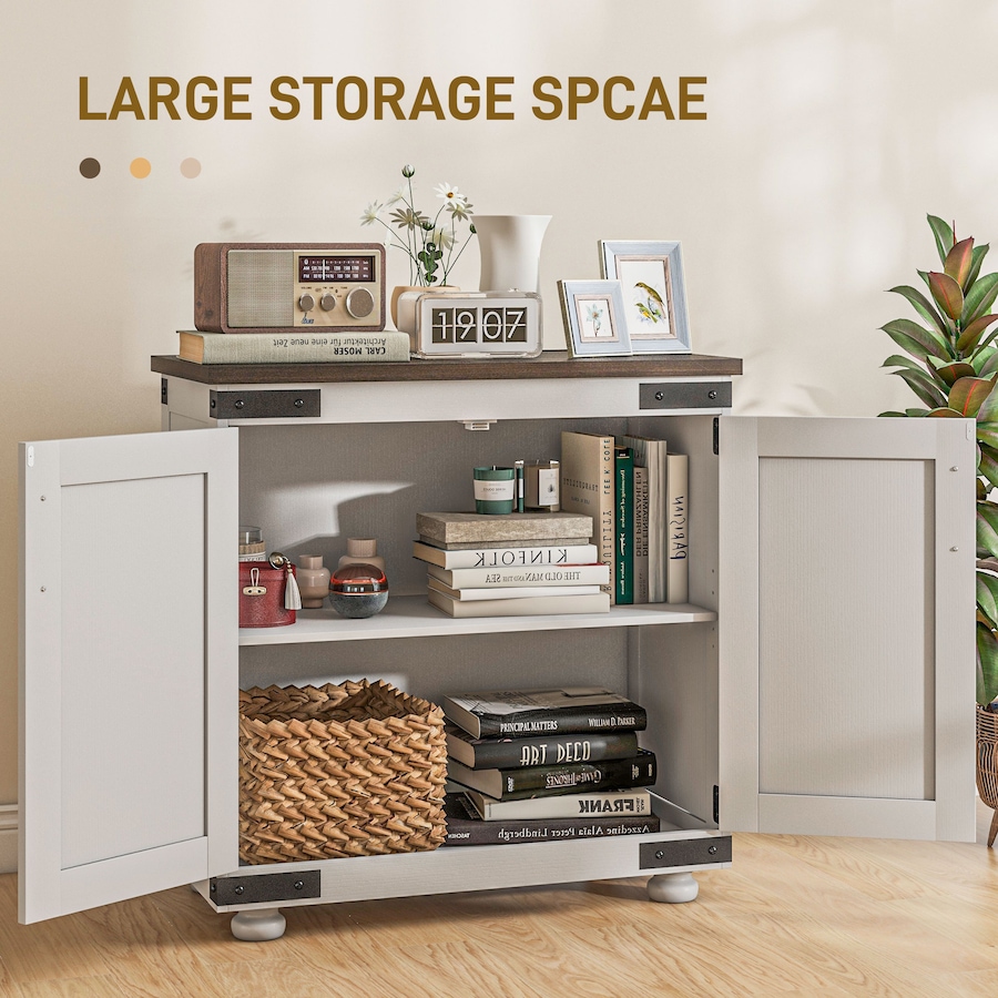 Image 997216_ALTMORE3.jpg, Product 997-216 / Price $149.99, HOMCOM Storage Cabinet, Buffet Sideboard with Barn Door, Adjustable Shelf from HOMCOM on TSC.ca's Home & Garden department