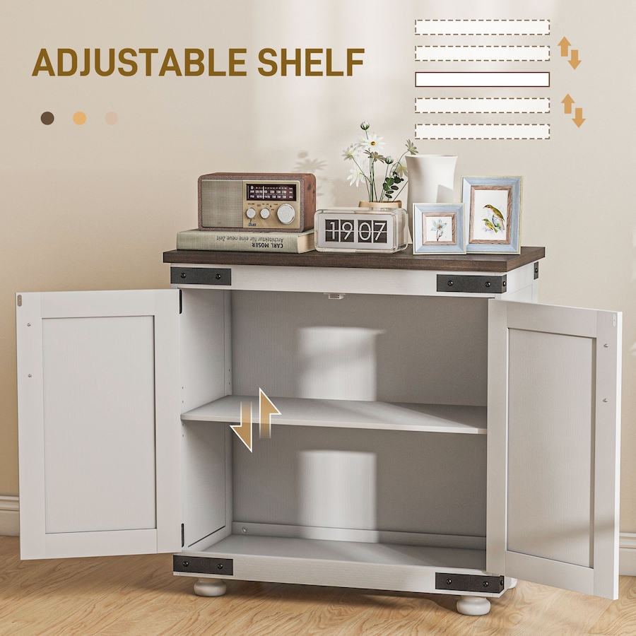 Image 997216_ALTMORE4.jpg, Product 997-216 / Price $149.99, HOMCOM Storage Cabinet, Buffet Sideboard with Barn Door, Adjustable Shelf from HOMCOM on TSC.ca's Home & Garden department
