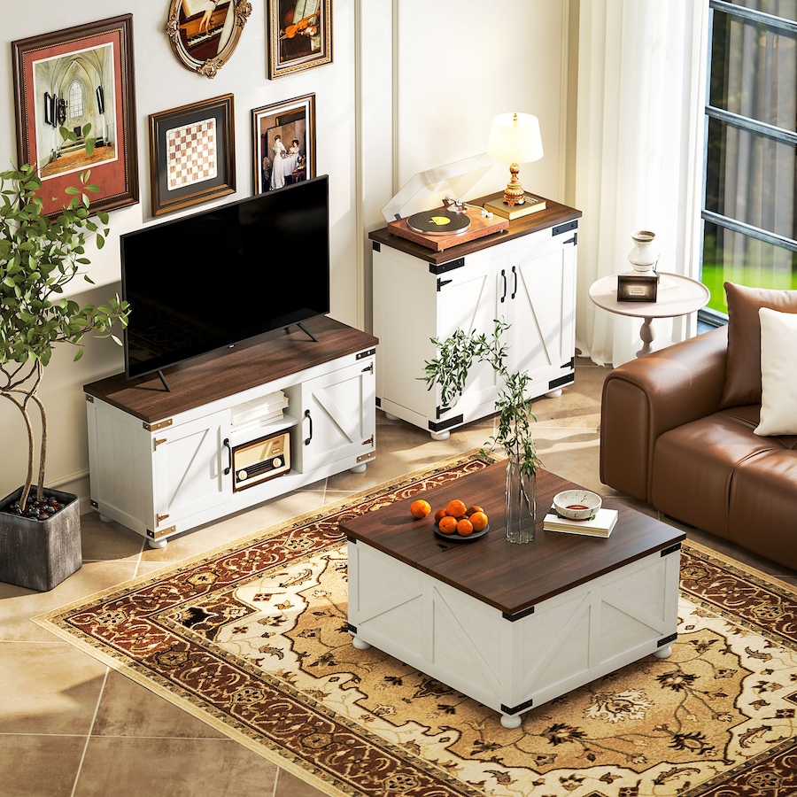 Image 997216_ALTMORE8.jpg, Product 997-216 / Price $149.99, HOMCOM Storage Cabinet, Buffet Sideboard with Barn Door, Adjustable Shelf from HOMCOM on TSC.ca's Home & Garden department
