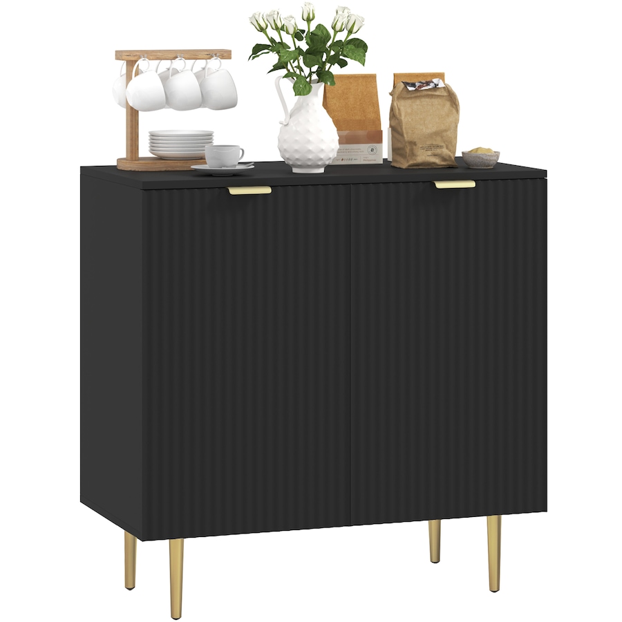 Image 997219.jpg, Product 997-219 / Price $139.99, HOMCOM Sideboard Buffet Cabinet with Adjustable Shelves, Black from HOMCOM on TSC.ca's Home & Garden department