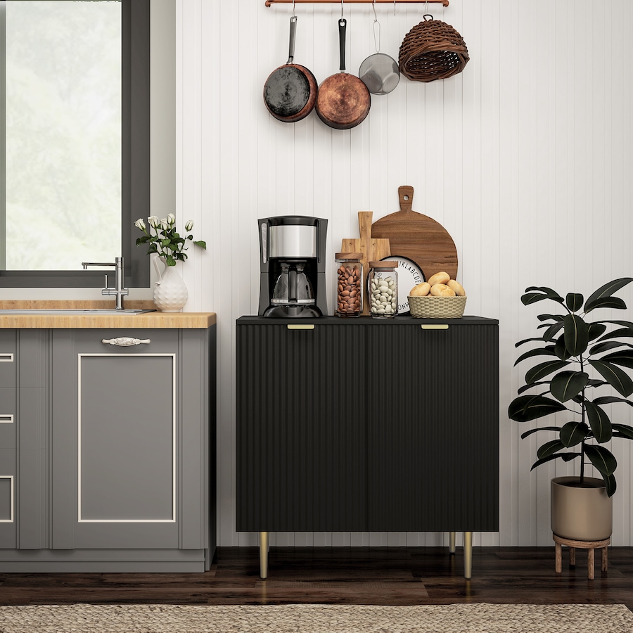 Image 997219_ALTMORE1.jpg, Product 997-219 / Price $139.99, HOMCOM Sideboard Buffet Cabinet with Adjustable Shelves, Black from HOMCOM on TSC.ca's Home & Garden department