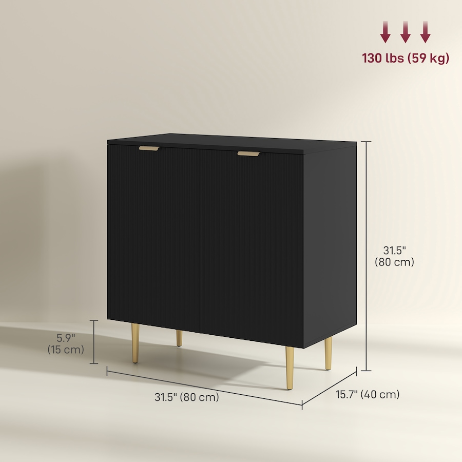 Image 997219_ALTMORE2.jpg, Product 997-219 / Price $139.99, HOMCOM Sideboard Buffet Cabinet with Adjustable Shelves, Black from HOMCOM on TSC.ca's Home & Garden department