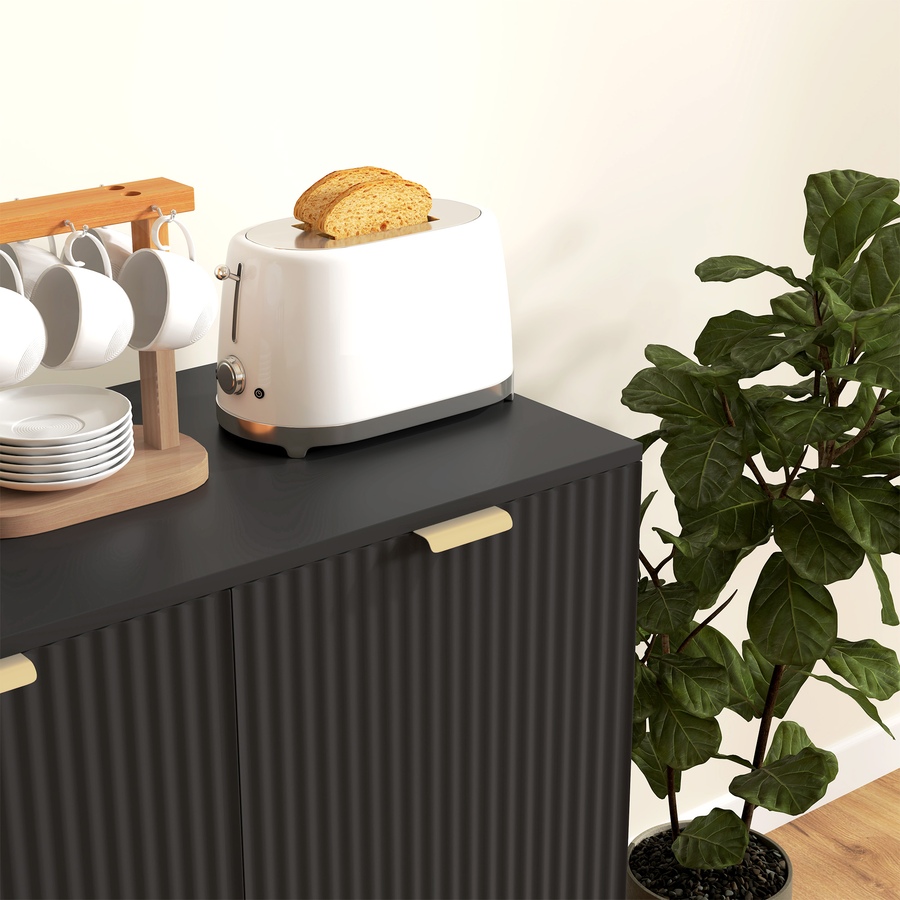 Image 997219_ALTMORE8.jpg, Product 997-219 / Price $139.99, HOMCOM Sideboard Buffet Cabinet with Adjustable Shelves, Black from HOMCOM on TSC.ca's Home & Garden department