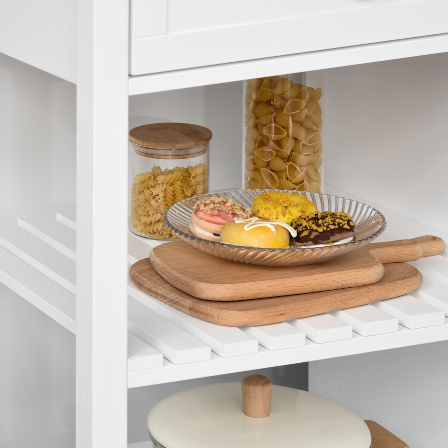Image 997224_ALTMORE8.jpg, Product 997-224 / Price $229.99, HOMCOM Kitchen Island Cart with Rubber Wood Top, Cabinet and 2 Drawers from HOMCOM on TSC.ca's Home & Garden department