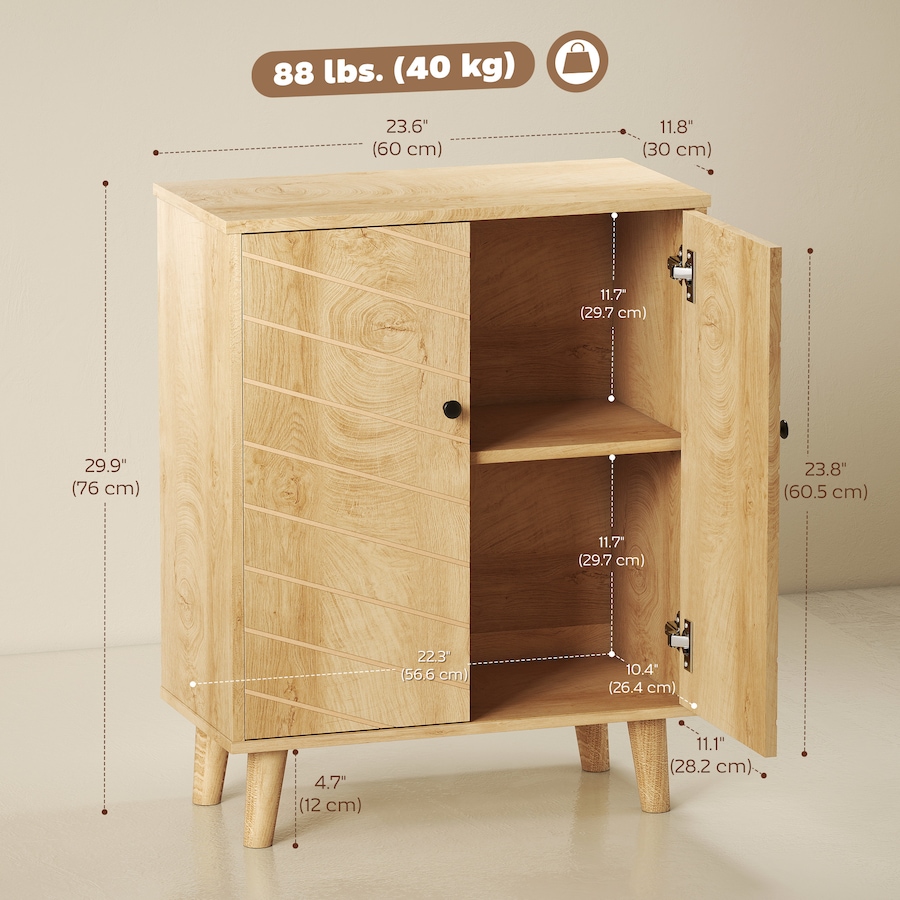 Image 997230_ALTMORE10.jpg, Product 997-230 / Price $103.99, HOMCOM Storage Cabinet for Living Room Sideboard with Soft Close Doors from HOMCOM on TSC.ca's Home & Garden department