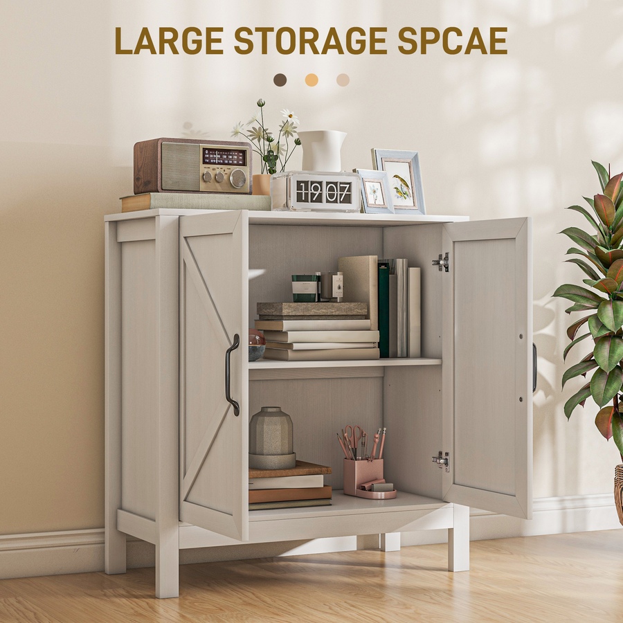 Image 997236_ALTMORE3.jpg, Product 997-236 / Price $124.99, HOMCOM Storage Cabinet, Buffet Sideboard with Adjustable Shelf, White from HOMCOM on TSC.ca's Home & Garden department