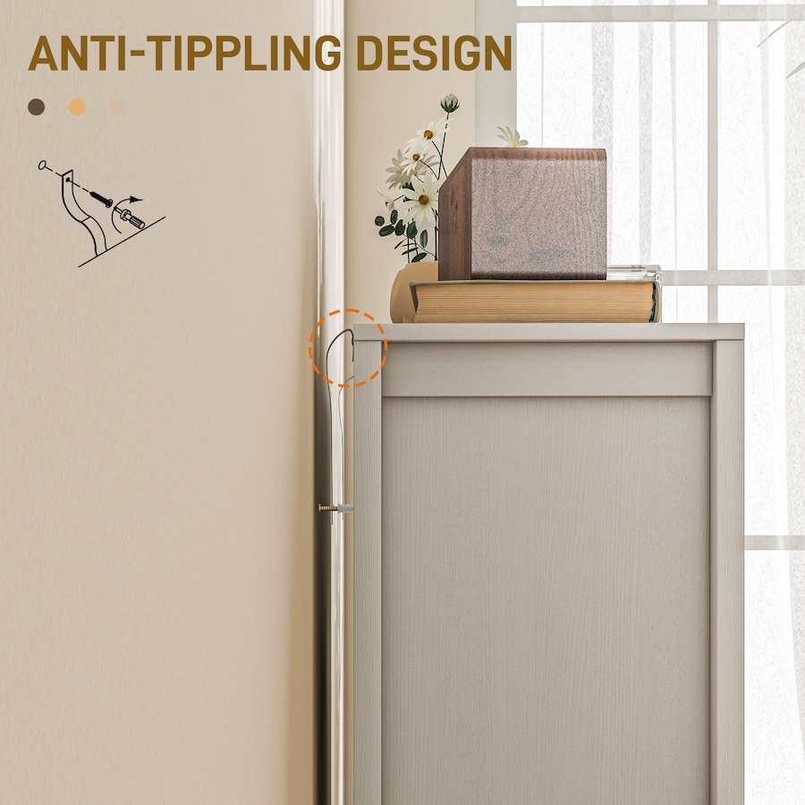 Image 997236_ALTMORE5.jpg, Product 997-236 / Price $124.99, HOMCOM Storage Cabinet, Buffet Sideboard with Adjustable Shelf, White from HOMCOM on TSC.ca's Home & Garden department