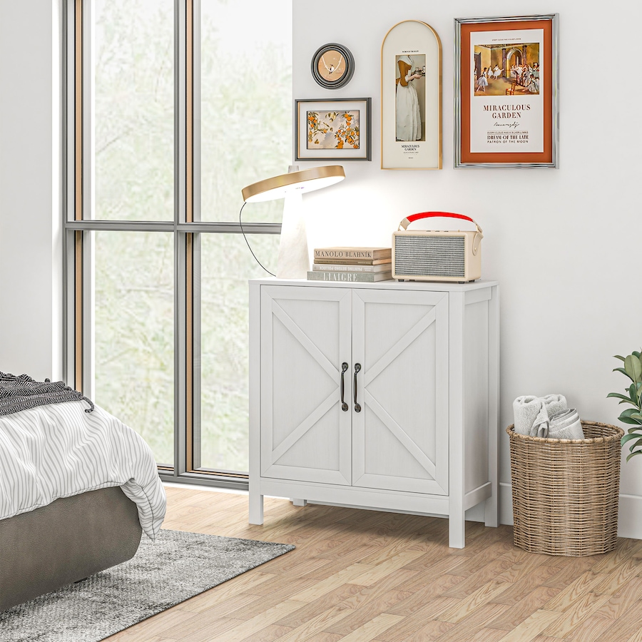Image 997236_ALTMORE6.jpg, Product 997-236 / Price $124.99, HOMCOM Storage Cabinet, Buffet Sideboard with Adjustable Shelf, White from HOMCOM on TSC.ca's Home & Garden department