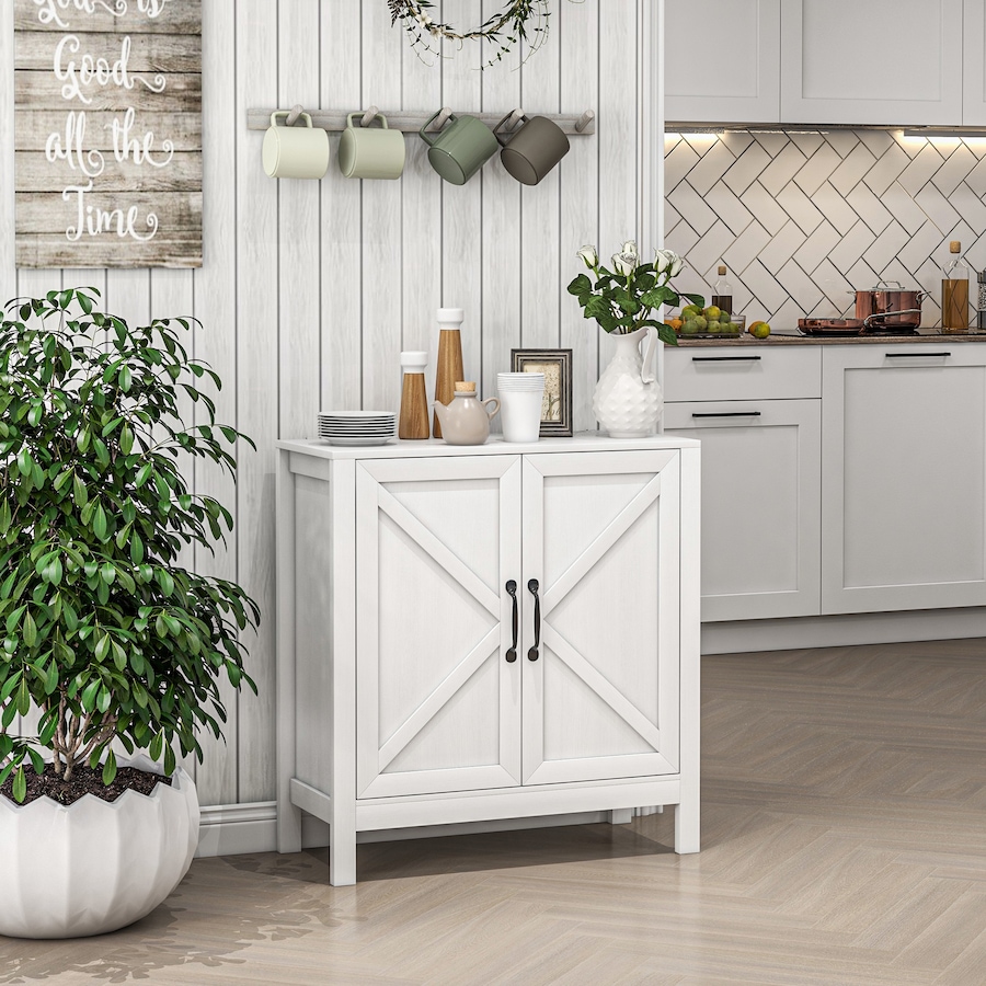 Image 997236_ALTMORE7.jpg, Product 997-236 / Price $124.99, HOMCOM Storage Cabinet, Buffet Sideboard with Adjustable Shelf, White from HOMCOM on TSC.ca's Home & Garden department