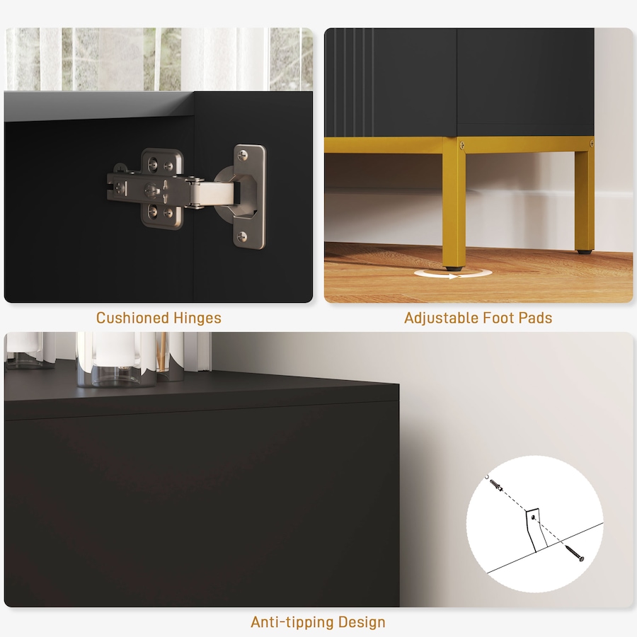 Image 997244_ALTMORE14.jpg, Product 997-244 / Price $225.80, HOMCOM Sideboard Buffet Cabinet with Adjustable Shelves, Soft-Close Doors from HOMCOM on TSC.ca's Home & Garden department