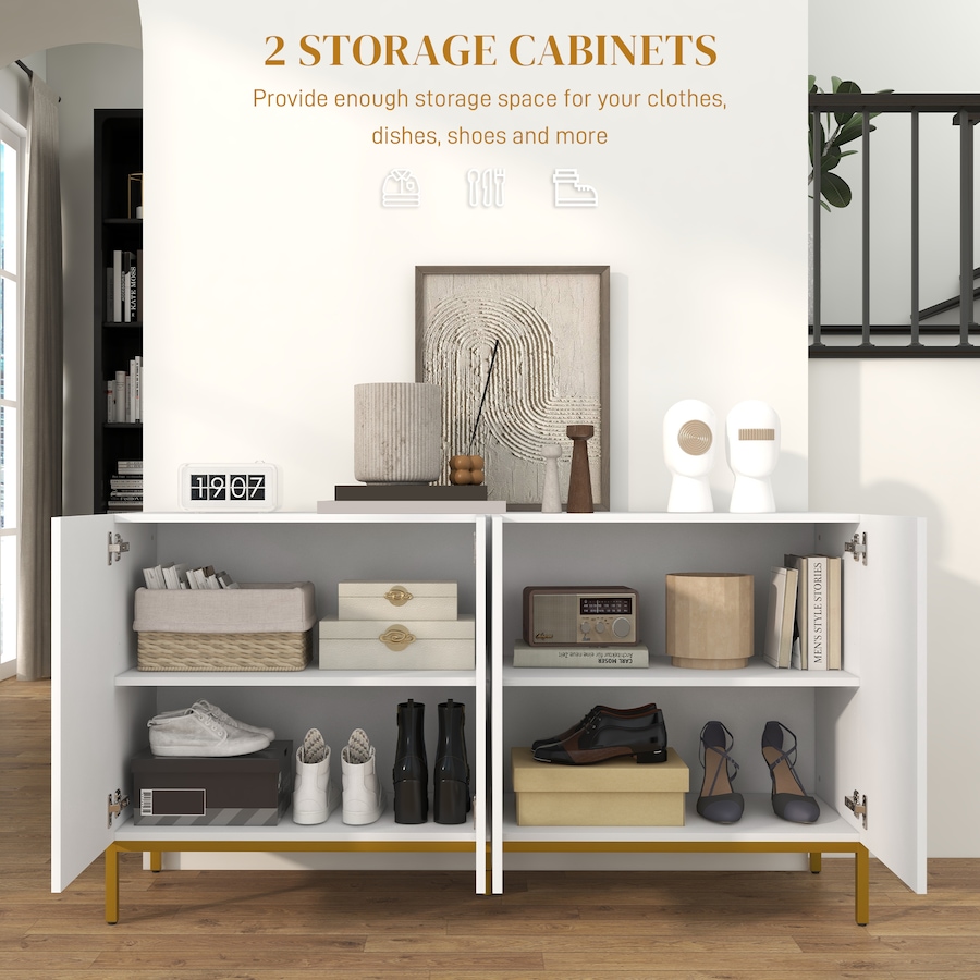 Image 997244_ALTMORE4.jpg, Product 997-244 / Price $225.80, HOMCOM Sideboard Buffet Cabinet with Adjustable Shelves, Soft-Close Doors from HOMCOM on TSC.ca's Home & Garden department