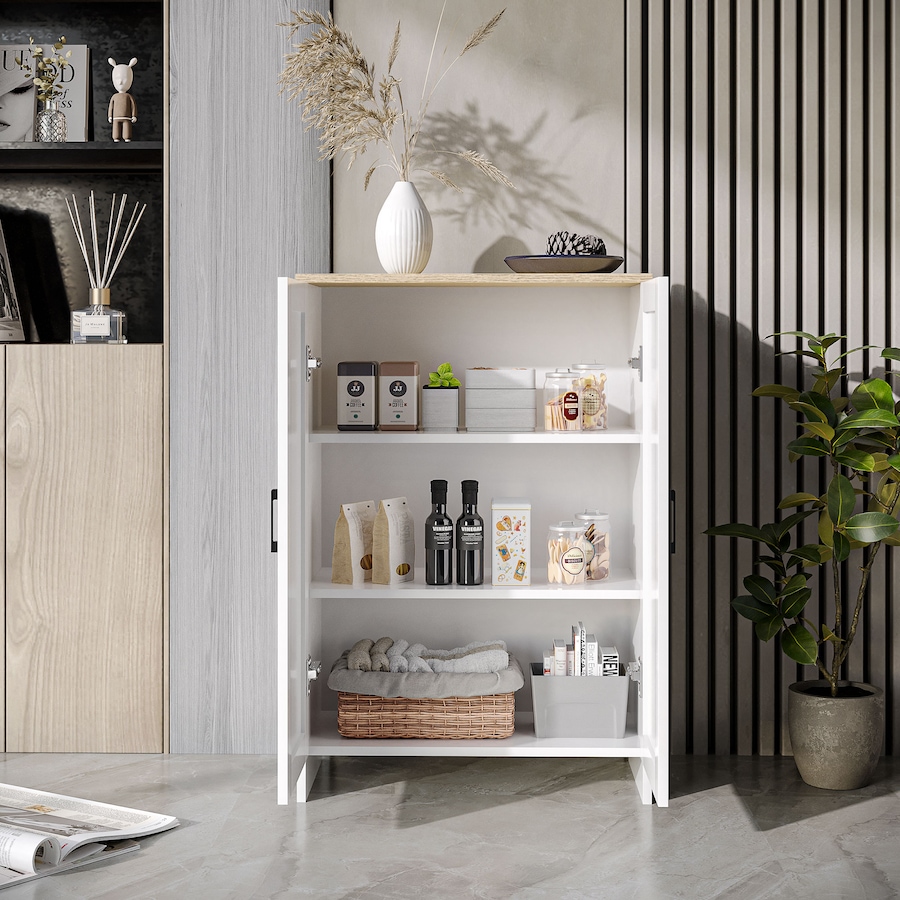 Image 997251_ALTMORE15.jpg, Product 997-251 / Price $114.99 - $124.99, HOMCOM Storage Cabinet with Double Doors and Adjustable Shelf from HOMCOM on TSC.ca's Home & Garden department