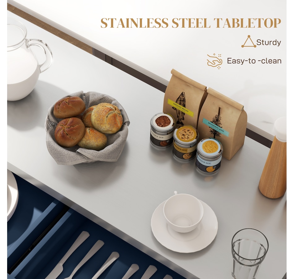 Image 997252_ALTMORE12.jpg, Product 997-252 / Price $329.99 - $419.99, HOMCOM Kitchen Island with Storage, Rolling Kitchen Cart with 2 Drawers from HOMCOM on TSC.ca's Home & Garden department