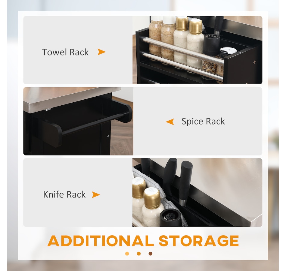 Image 997252_ALTMORE30.jpg, Product 997-252 / Price $329.99 - $419.99, HOMCOM Kitchen Island with Storage, Rolling Kitchen Cart with 2 Drawers from HOMCOM on TSC.ca's Home & Garden department