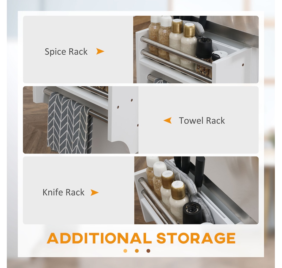 Image 997252_ALTMORE49.jpg, Product 997-252 / Price $329.99 - $419.99, HOMCOM Kitchen Island with Storage, Rolling Kitchen Cart with 2 Drawers from HOMCOM on TSC.ca's Home & Garden department