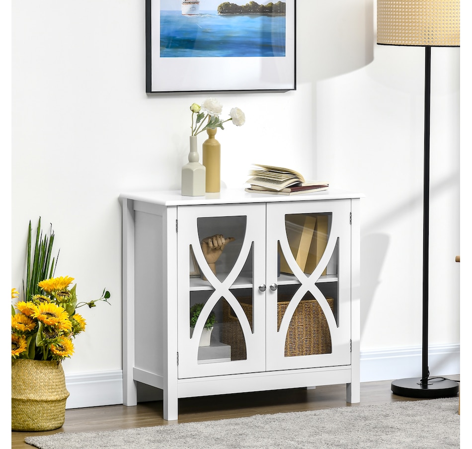 Image 997253_ALTMORE1.jpg, Product 997-253 / Price $109.99 - $134.99, HOMCOM Kitchen Sideboard, Glass Door Buffet Cabinet with Adjustable Shelf from HOMCOM on TSC.ca's Home & Garden department