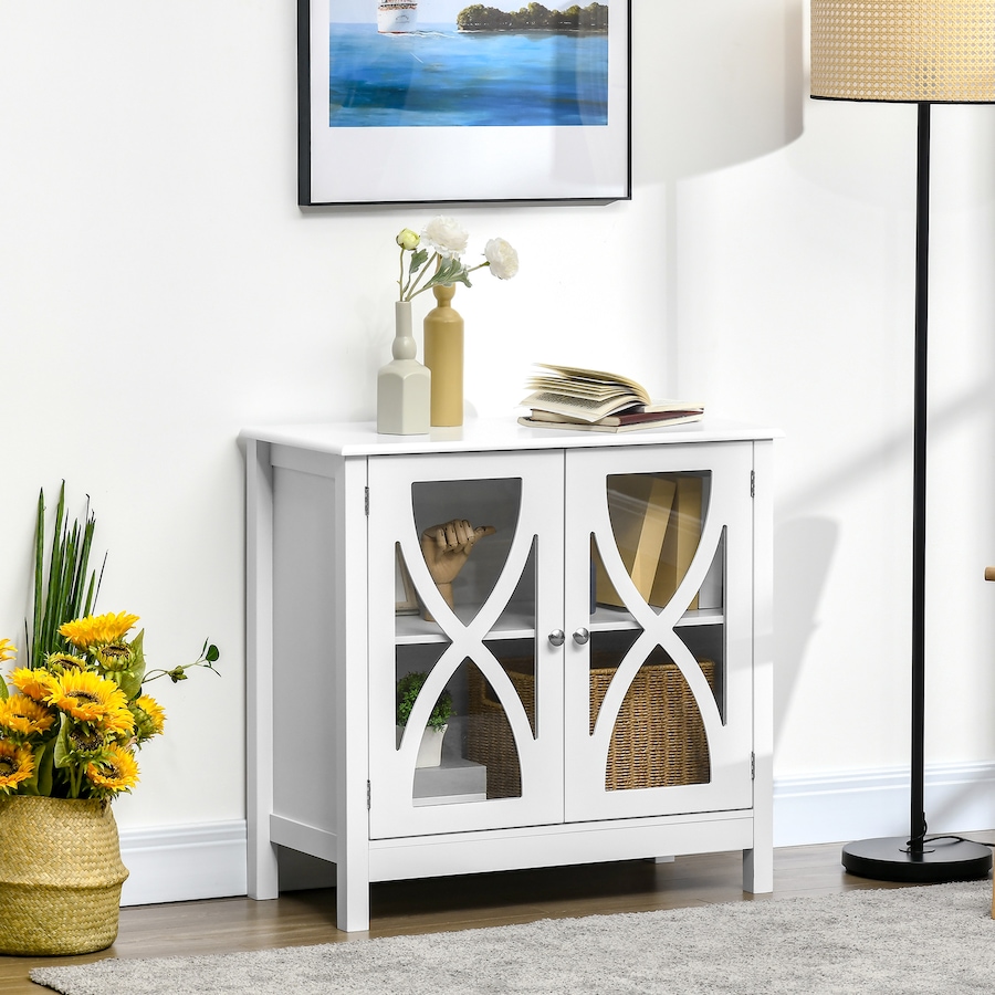 Image 997253_ALTMORE1.jpg, Product 997-253 / Price $139.04, HOMCOM Kitchen Sideboard, Glass Door Buffet Cabinet with Adjustable Shelf from HOMCOM on TSC.ca's Home & Garden department