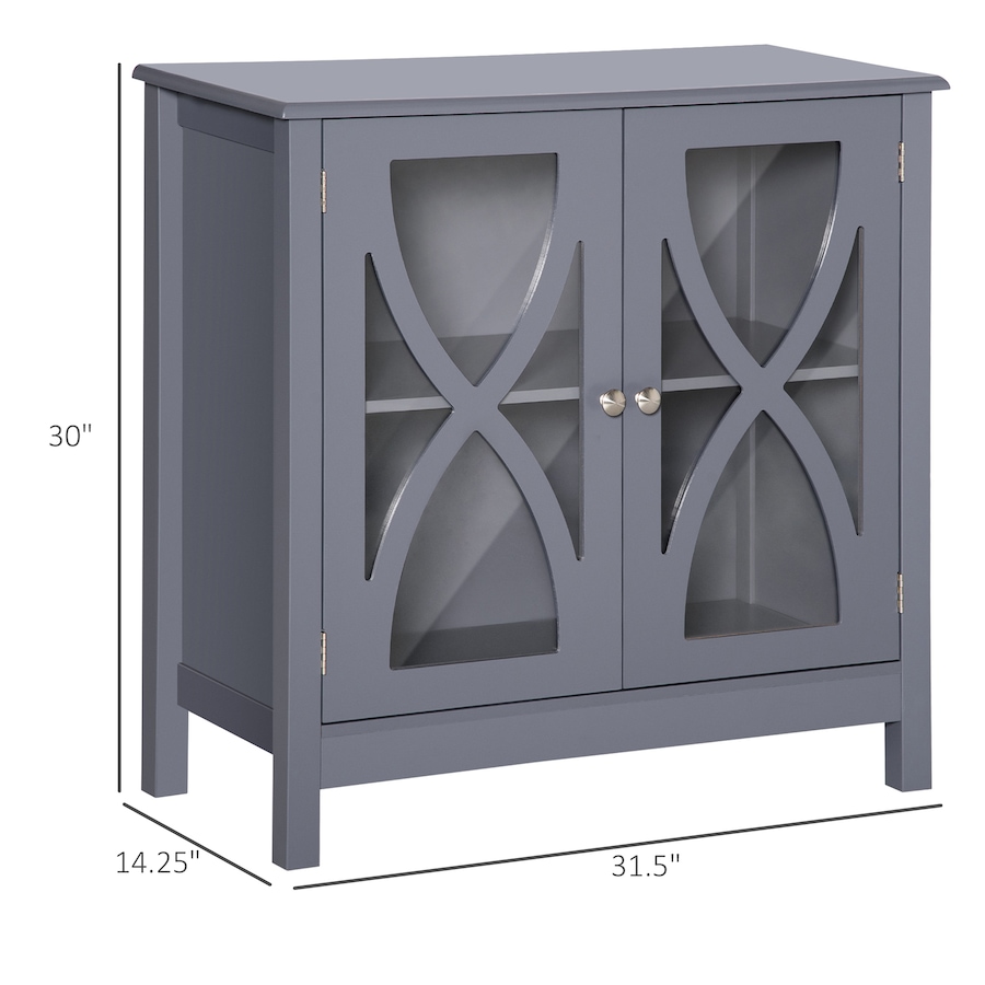 Image 997253_ALTMORE10.jpg, Product 997-253 / Price $139.04, HOMCOM Kitchen Sideboard, Glass Door Buffet Cabinet with Adjustable Shelf from HOMCOM on TSC.ca's Home & Garden department