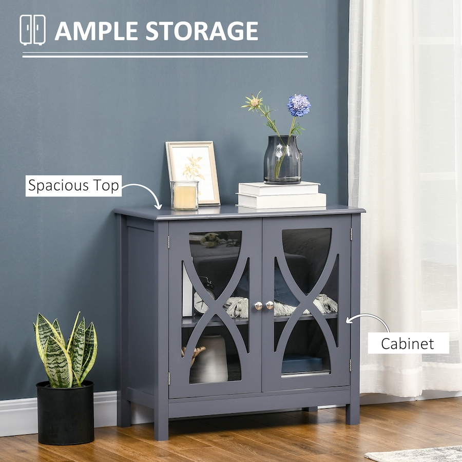 Image 997253_ALTMORE11.jpg, Product 997-253 / Price $139.04, HOMCOM Kitchen Sideboard, Glass Door Buffet Cabinet with Adjustable Shelf from HOMCOM on TSC.ca's Home & Garden department