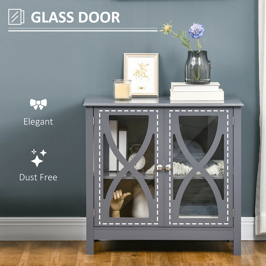 Image 997253_ALTMORE12.jpg, Product 997-253 / Price $139.04, HOMCOM Kitchen Sideboard, Glass Door Buffet Cabinet with Adjustable Shelf from HOMCOM on TSC.ca's Home & Garden department