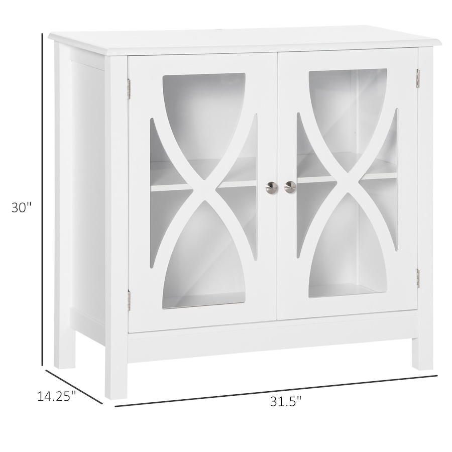 Image 997253_ALTMORE2.jpg, Product 997-253 / Price $139.04, HOMCOM Kitchen Sideboard, Glass Door Buffet Cabinet with Adjustable Shelf from HOMCOM on TSC.ca's Home & Garden department