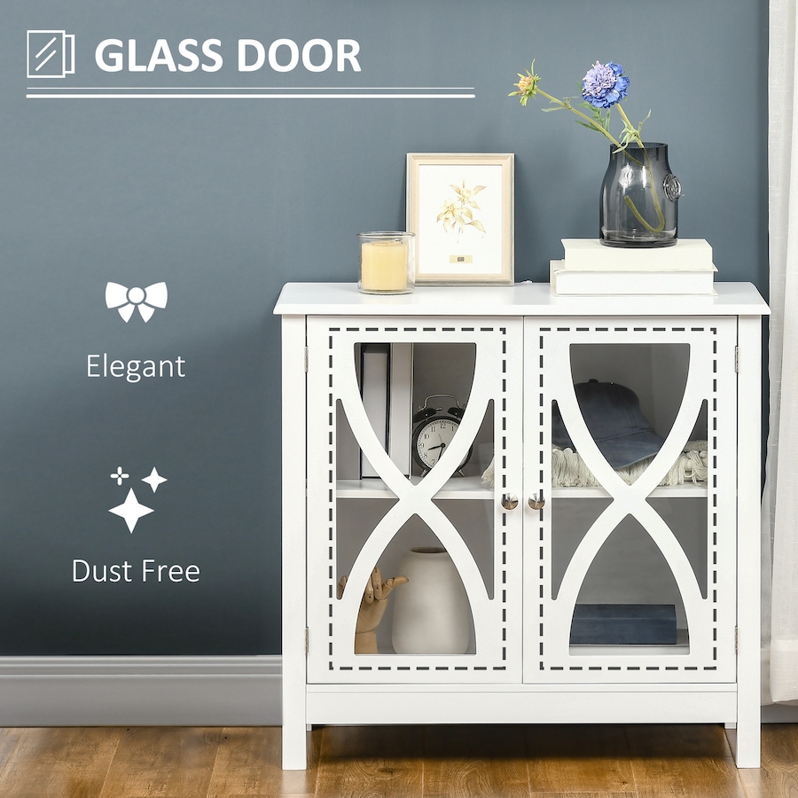 Image 997253_ALTMORE4.jpg, Product 997-253 / Price $139.04, HOMCOM Kitchen Sideboard, Glass Door Buffet Cabinet with Adjustable Shelf from HOMCOM on TSC.ca's Home & Garden department