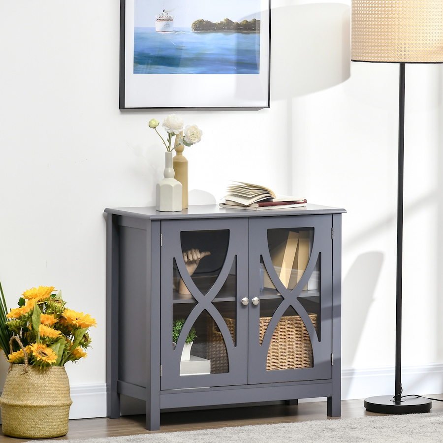 Image 997253_ALTMORE9.jpg, Product 997-253 / Price $139.04, HOMCOM Kitchen Sideboard, Glass Door Buffet Cabinet with Adjustable Shelf from HOMCOM on TSC.ca's Home & Garden department