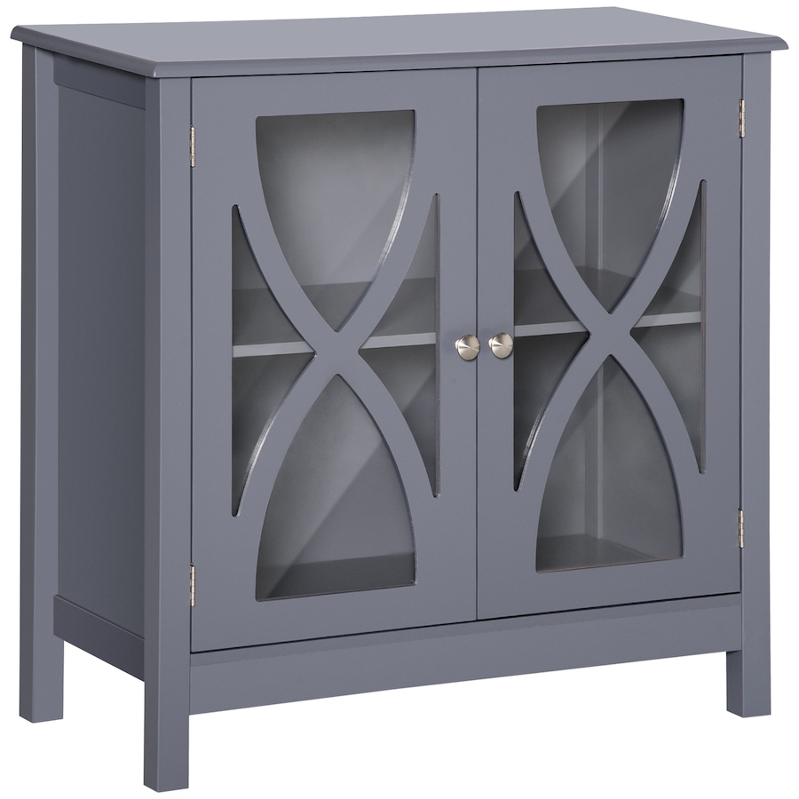 Image 997253_ST02.jpg, Product 997-253 / Price $139.04, HOMCOM Kitchen Sideboard, Glass Door Buffet Cabinet with Adjustable Shelf from HOMCOM on TSC.ca's Home & Garden department