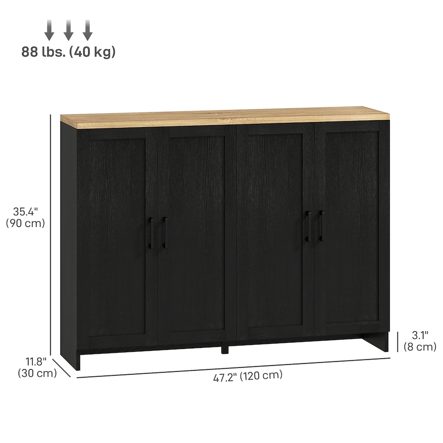 Image 997254_ALTMORE10.jpg, Product 997-254 / Price $189.14 - $203.69, HOMCOM Modern Sideboard Buffet Cabinet with Adjustable Shelves White from HOMCOM on TSC.ca's Home & Garden department