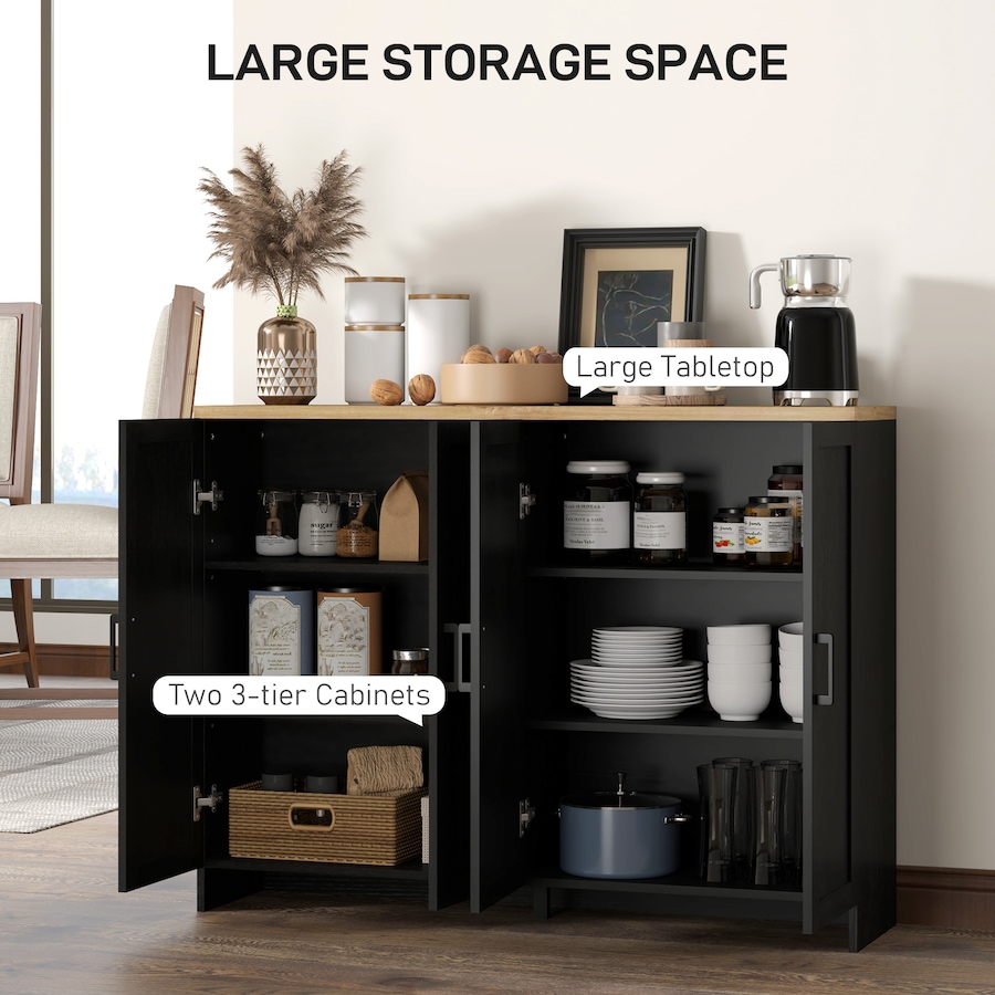 Image 997254_ALTMORE11.jpg, Product 997-254 / Price $189.14 - $203.69, HOMCOM Modern Sideboard Buffet Cabinet with Adjustable Shelves White from HOMCOM on TSC.ca's Home & Garden department