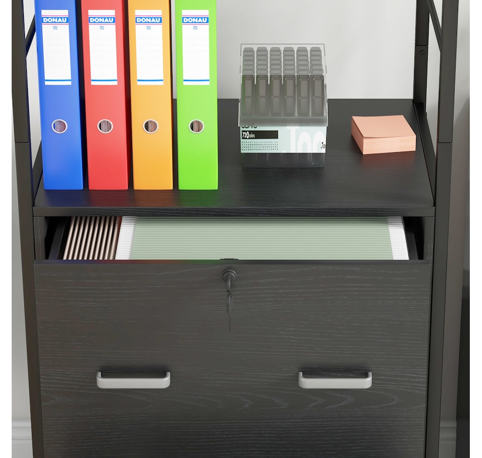 Image 997258_ALTMORE7.jpg, Product 997-258 / Price $134.99, Vinsetto 2 Drawer File Cabinet with Lock, Adjustable Hanging Bar, Black from Vinsetto on TSC.ca's Home & Garden department