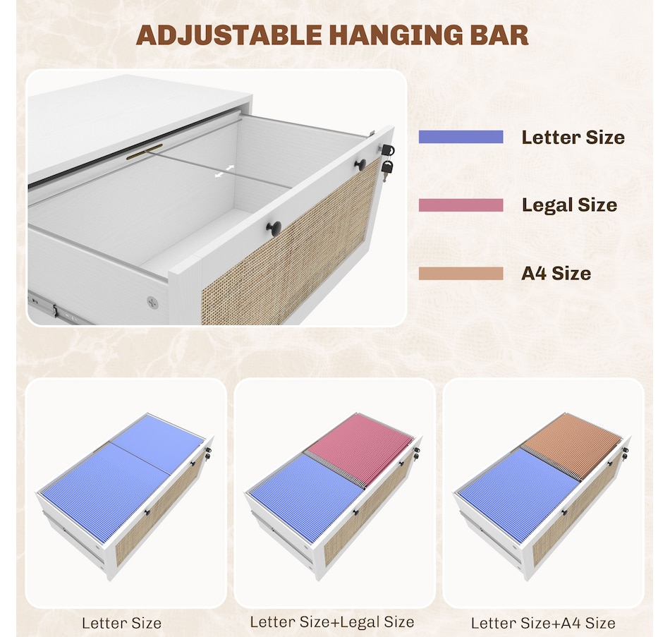 Image 997259_ALTMORE4.jpg, Product 997-259 / Price $189.99, Vinsetto Filing Cabinet for Letters, A4, Legal Size Papers, White from Vinsetto on TSC.ca's Home & Garden department