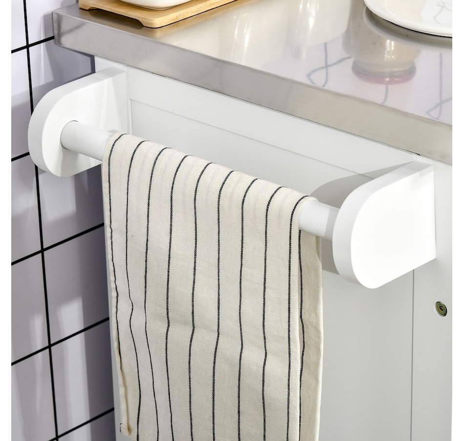 Image 997267_ALTMORE6.jpg, Product 997-267 / Price $184.99 - $209.99, HOMCOM Kitchen Island, Rolling Kitchen Cart with Stainless Steel Top from HOMCOM on TSC.ca's Home & Garden department