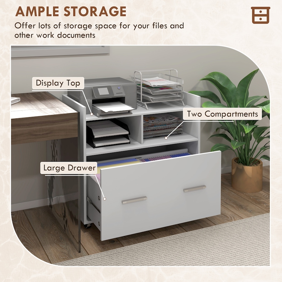 Image 997268_ALTMORE3.jpg, Product 997-268 / Price $144.99, Vinsetto Mobile Filing Cabinet with Hanging Bar for Letter A4 Legal Size from Vinsetto on TSC.ca's Home & Garden department