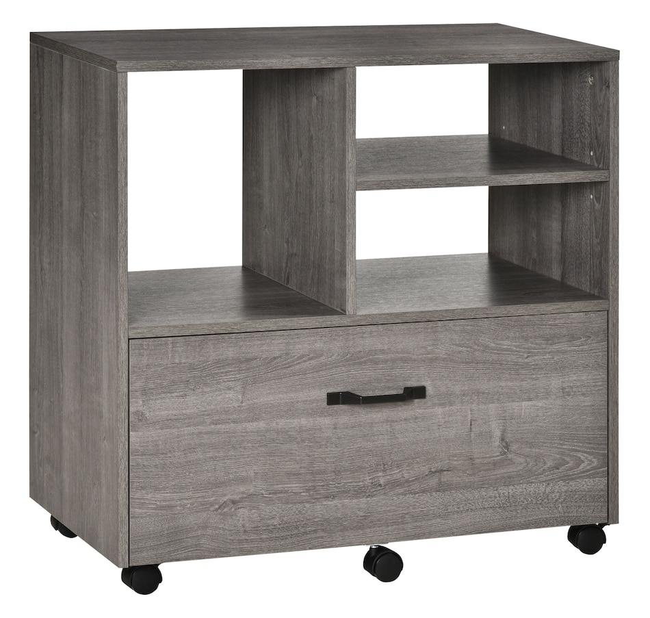 Image 997276.jpg, Product 997-276 / Price $116.99, Vinsetto Mobile Lateral File Cabinet w/ Drawer for Letter Legal, Grey from Vinsetto on TSC.ca's Home & Garden department
