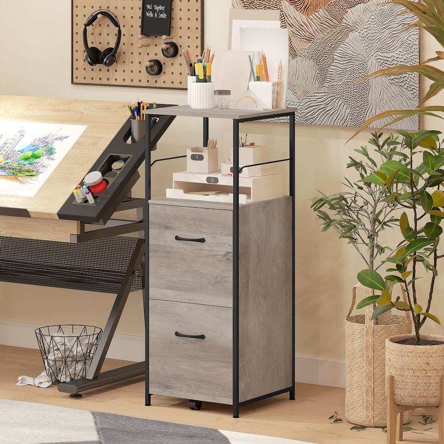 Image 997283_ALTMORE7.jpg, Product 997-283 / Price $99.99 - $109.99, Vinsetto Vertical Filing Cabinet with Hanging Bars for Letter and A4 Size from Vinsetto on TSC.ca's Home & Garden department
