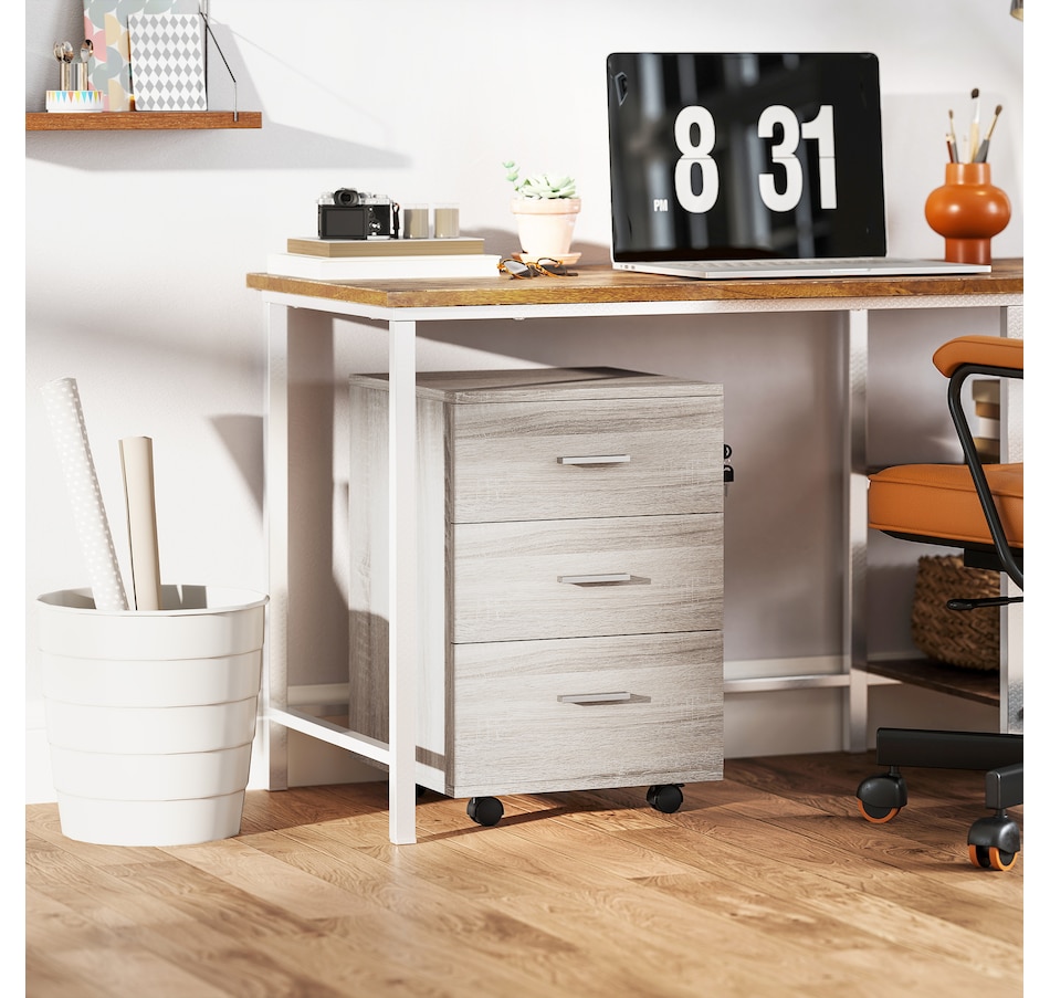 Image 997284_ALTMORE15.jpg, Product 997-284 / Price $109.99, Vinsetto 3 Drawer File Cabinet with Lock and Wheels from Vinsetto on TSC.ca's Home & Garden department