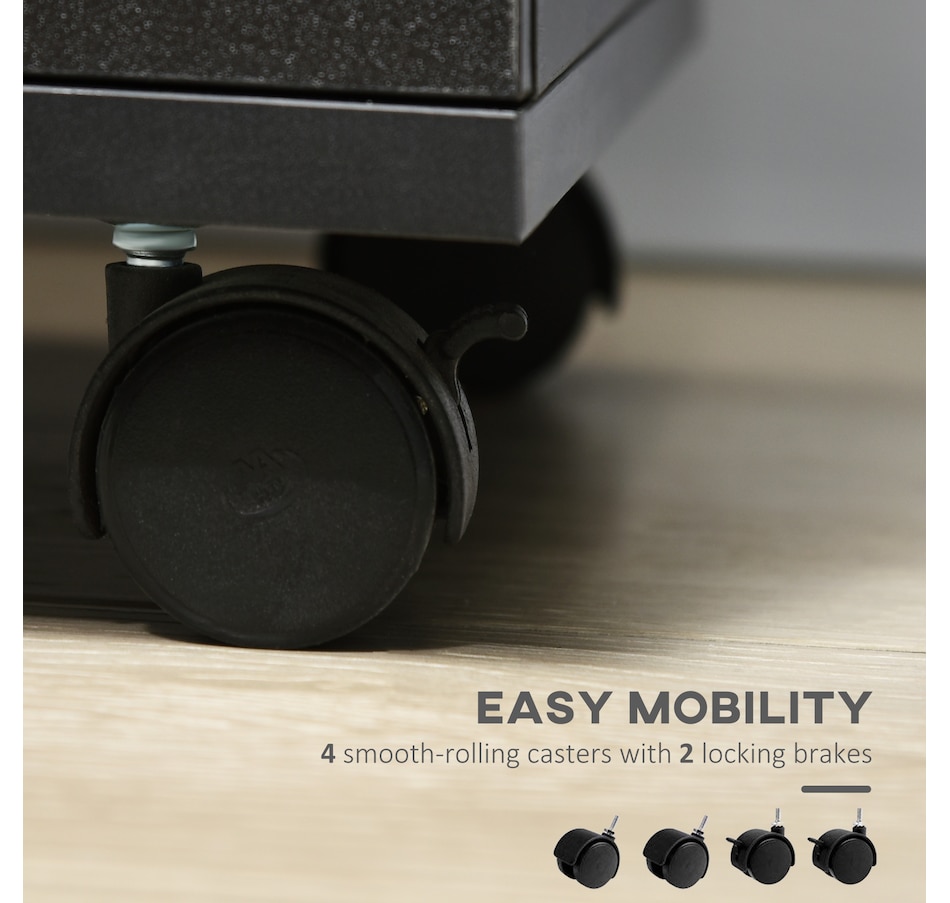 Image 997284_ALTMORE22.jpg, Product 997-284 / Price $109.99, Vinsetto 3 Drawer File Cabinet with Lock and Wheels from Vinsetto on TSC.ca's Home & Garden department