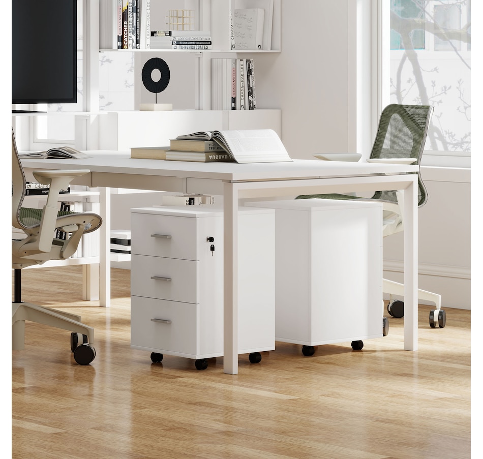 Image 997284_ALTMORE8.jpg, Product 997-284 / Price $109.99, Vinsetto 3 Drawer File Cabinet with Lock and Wheels from Vinsetto on TSC.ca's Home & Garden department