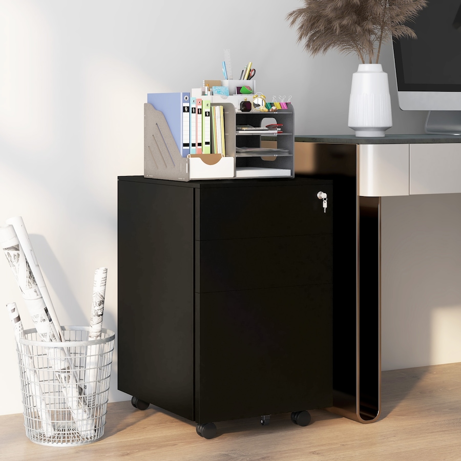 Image 997286_ALTMORE1.jpg, Product 997-286 / Price $154.99 - $169.99, Vinsetto Steel File Cabinet with Lock Hanging Bar for Letter A4 Legal Size from Vinsetto on TSC.ca's Home & Garden department