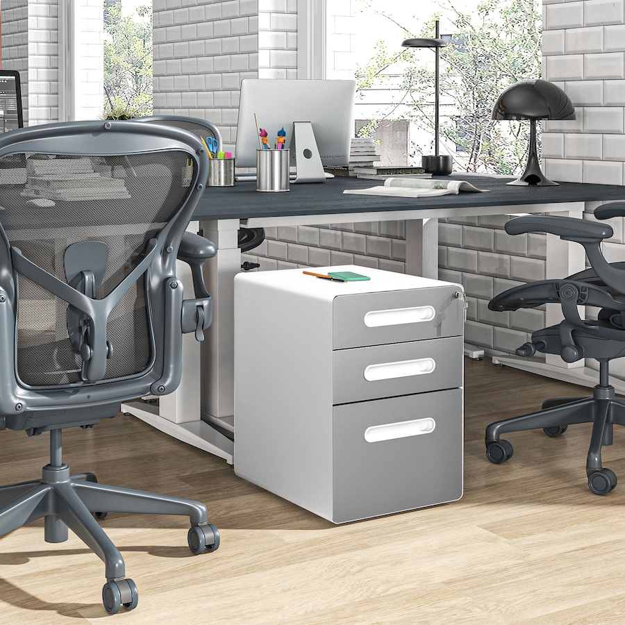 Image 997287_ALTMORE17.jpg, Product 997-287 / Price $204.99 - $205.99, Vinsetto 3-Drawer Filing Cabinet w/ Wheels, Lockable Office Storage Drawer from Vinsetto on TSC.ca's Home & Garden department