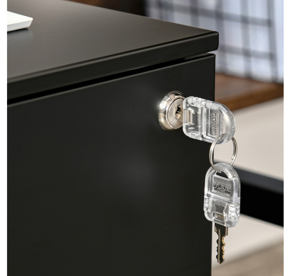 Image 997288_ALTMORE7.jpg, Product 997-288 / Price $139.99 - $149.99, Vinsetto 2-Drawer Filing Cabinet w/ Wheels, Lockable Office Storage Drawer from Vinsetto on TSC.ca's Home & Garden department