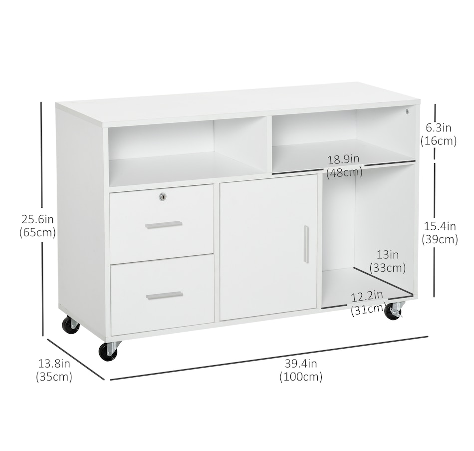 Image 997292_ALTMORE10.jpg, Product 997-292 / Price $134.99 - $149.99, HOMCOM File Cabinet With 2 Lockable Drawers from HOMCOM on TSC.ca's Home & Garden department